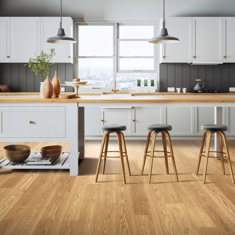 Kitchen with laminate flooring- Sterlington-Tennessee Rye Oak